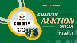 Brettspiel Charity Auktion 2023  Brettspielbox  Teil 3 [upl. by Aerdied]