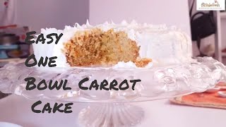 Easy One Bowl Carrot Cake with Cream Cheese Frosting Recipe [upl. by Allison]