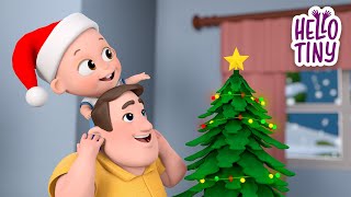 Deck the Halls 🎄🎅  Christmas Kids Songs and Nursery Rhymes  Hello Tiny [upl. by Ajet95]