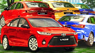 2023 Toyota VIOS Sedan First LOOK  DETAILS COLORS EXTERIOR INTERIOR SPYSHOTS Vios 2023 Renders [upl. by Einnob]