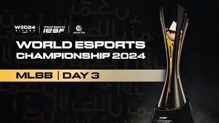 MLBB  MALAYSIA vs INDONESIA  PLAYOFF  IESF WORLD ESPORTS CHAMPIONSHIP 2024  DAY 3 [upl. by Pease]