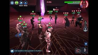 SWGOH Squad Arena Imperial Remnant Captain Enoch vs Inquisitorious [upl. by Iew]