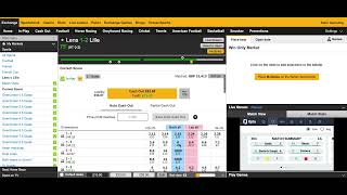 LIVE Betfair trading taking action part 2 lens vs lille [upl. by Yeruoc]