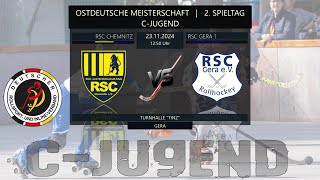 04 🏑 ROLLHOCKEY Ostdeutsche Meisterschaft  RSC Chemnitz ↔️ RSC Gera I Blaue Wale [upl. by Tonia]