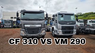 DAF CF 310 VS VOLVO VM 290 SERÁ QUE O CF ESTÁ NA ALTURA DOS LÍDERES [upl. by Milano]