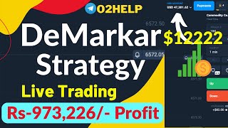 OlympTrade Trading DeMarker Strategy 12222 Live Profit Best Trading Secret  Telegram Signal [upl. by Notneuq]