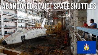 URBEX  Abandoned Soviet Space Shuttles Buran in Baikonur [upl. by Annaeoj66]