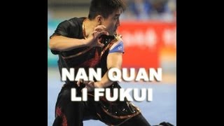 Championnat de Chine 2013 de KungFu Wushu  Nan Quan  Li Fukui Sichuan [upl. by Rachaba]