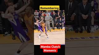 Mamba Deadly Clutch Moments basketball nba kobebryant [upl. by Volkan1]