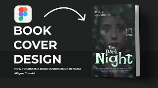 Book cover design 📚  Figma tutorial books coverdesign figmatutorial figma [upl. by Alesandrini]