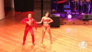 Simone amp Serena 2nd Show Italy NZ Salsa Congress 2014 [upl. by Eynenihc]