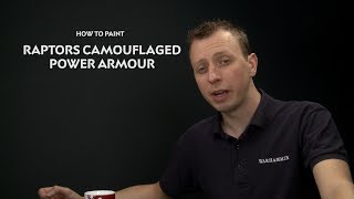 WHTV Tip of the Day  Raptors Camouflaged Power Armour [upl. by Folberth]