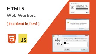 Web Worker in HTML5  Explained in Tamil [upl. by Farland]