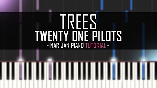 How To Play Twenty One Pilots  Trees Piano Tutorial [upl. by Nikolos]