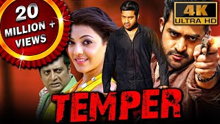 Temper 4K Ultra HD  Jr NTRs Blockbuster Action Hindi Movie  Kajal Aggarwal Prakash Raj [upl. by Armillda758]