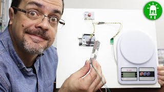 O Arduino funciona como uma balança Sim Ele é capaz  Módulo HX711 [upl. by Worden]