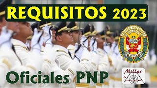 👮‍♂️ REQUISITOS PNP 2023 Admisión EO [upl. by Baalbeer]