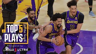 Top 5 Plays of the Week  Los Angeles Lakers 3724  31324 [upl. by Geanine178]