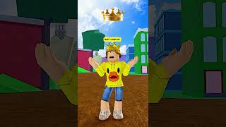 UNLIMITED ROBUX VS MYSTERY CROWN IN BLOX FRUITS RICH VS POOR 🏓 shorts [upl. by Elleral216]