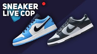 Dunk Low Georgetown Jordan 1 Low UNC  Live Cop  Wrath Giveaway amp More [upl. by Karalynn656]