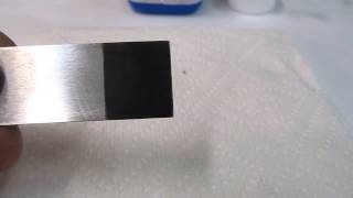 Aluminum black on brushed aluminum [upl. by Zadack706]