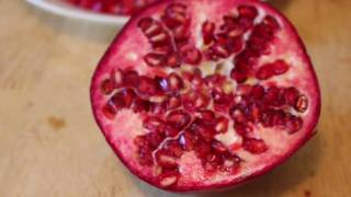 Secret Pomegranate Seeding Trick How to Seed a Pomegranate with NO mess [upl. by Sorac656]