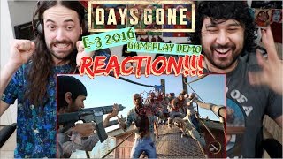 DAYS GONE  E3 Gameplay Demo  REACTION [upl. by Naaman]