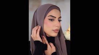 Elegant hijab style tutorial with earrings YowItsFariin hijabi hijabstyle hijab [upl. by Anawyt816]