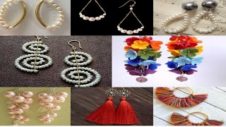 Hand made Earrings designs ideas  simple earringsearrings ideas 2024 [upl. by Mose]