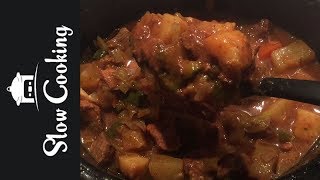 A Delicious Slow Cooker Beef and Vegetable Stew [upl. by Llevron176]