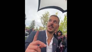 Matt Pokora revient sur le succès de la pouliche Ramatuelle qui porte les couleurs de Tony Parker [upl. by Muldon]