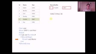 DataFlex 19 Accessing the database [upl. by Eninej]