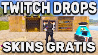 TWITCH DROPS STREAMERS RUST ENSEÑANDO LAS SKINS  DROPS GRATIS [upl. by Fadiman]