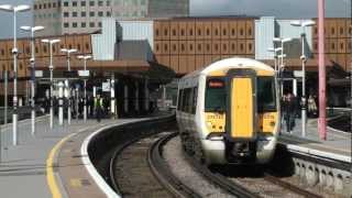 London Bridge Station Redevelopment 18th March 2012 Panasonic SD900 with windcutter [upl. by Roby652]