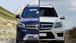 2017 MercedesBenz GLS 350d vs MercedesBenz GL350 BlueTEC [upl. by Meyers]