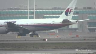 THE LAST FLIGHT Malaysia Airlines 777 in Rome Fiumicino FCOLIRF [upl. by Guilbert]