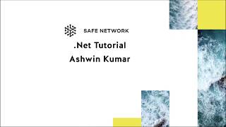 SAFE NET Desktop App Tutorial [upl. by Alden561]