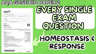 GCSE BIOLOGY Every Single Exam Question Homeostasis [upl. by Hallvard]