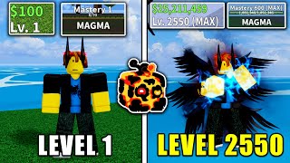 Beating Blox Fruits as Noob Bacoon Full Ghoul v4 Awakened Magma Fruit Noob to Pro In Blox Fruits [upl. by Erapsag331]