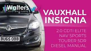 Vauxhall Insignia 20 Cdti Elite Nav Sports Tourer Diesel Manual [upl. by Coplin]