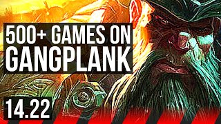 GANGPLANK vs AMBESSA TOP  500 games  KR Master  1422 [upl. by Elades]