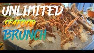 CHEAP SEAFOOD BRUNCH at FIRELAKE restaurant in Dubai  Radisson Blu Waterfront Business Bay [upl. by Raddatz]