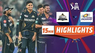 Mi vs GT pil highlights 2024ipl match highlights 2024 match nomber five viral ipl [upl. by Euv607]