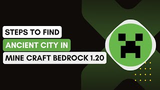 How To Find An Ancient City In Minecraft Bedrock 120 [upl. by Ahsil]