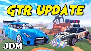 Jailbreak NEW GTR Update is Here S20 WAR CAR XRK CODE amp JETPACK Location Roblox Jailbreak [upl. by Lundt]