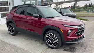 Red 2024 Chevrolet Trailblazer RS Review Calgary AB  Wolfe Calgary  79211108 [upl. by Laurentium]