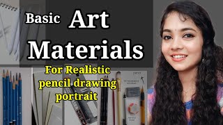 Basic Art Materials for realistic pencil drawing in malayalam artmaterials realisticdrawing [upl. by Anirbas870]