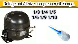 Compressor oil  Frige ka compressor ma oil charge karnay ka tarika  viral [upl. by Kimberly]