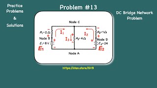 SeriesParallel Circuit Analysis of a DC Network Practice Problem Number 13 [upl. by Elmaleh]