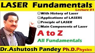 What is LASER  Principle of LASER Action  Main Components of Laser  Applicationsसबसे आसान [upl. by Anoiuq]